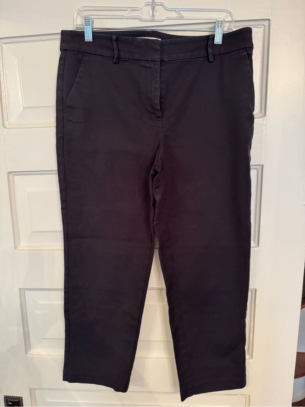 LOFT Black Cropped Ankle Pants